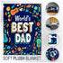 World's Best Dad Soft Plush 50x60in Blanket - Flags Importer