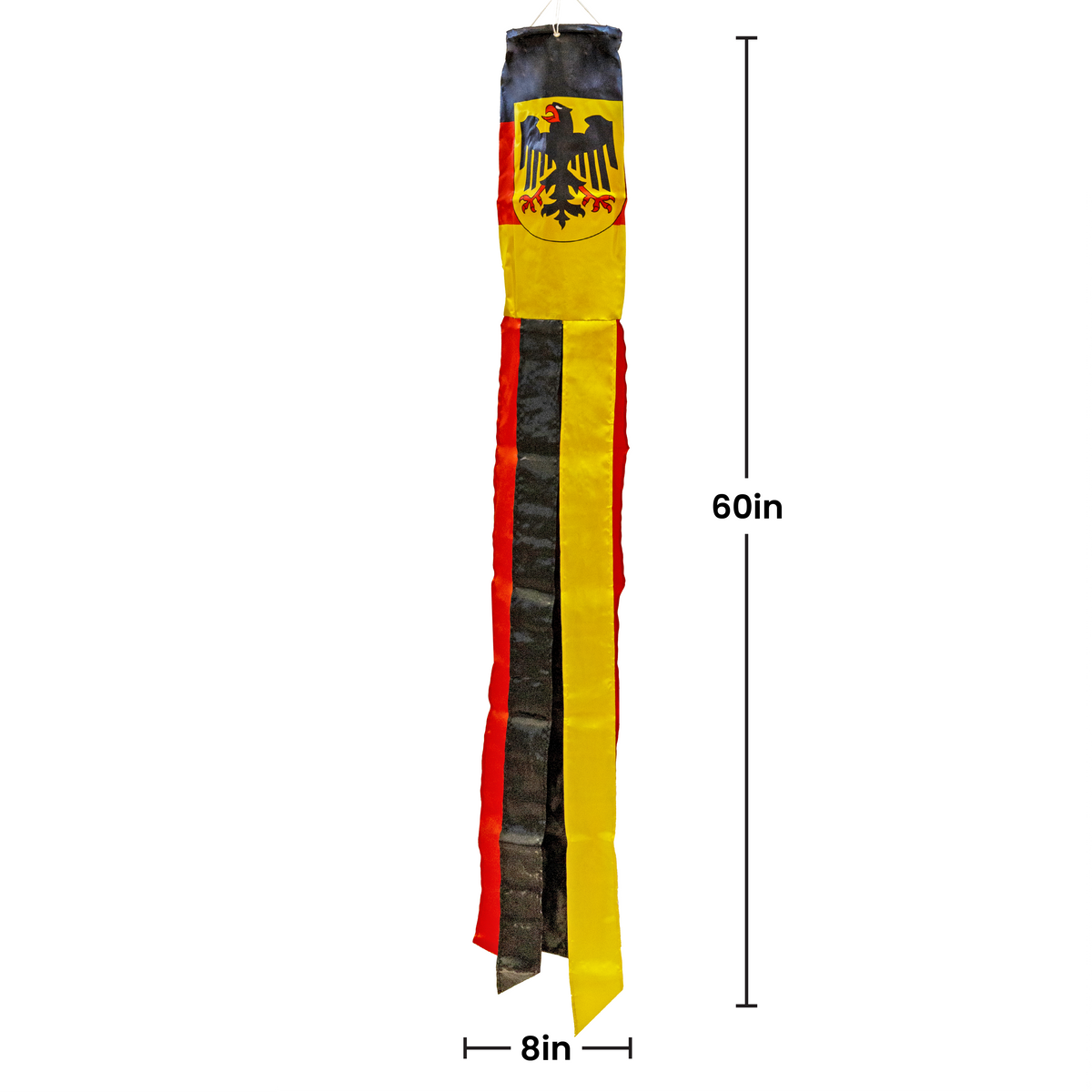 Germany (Eagle) Super Shiny Poly 5ft Windsock