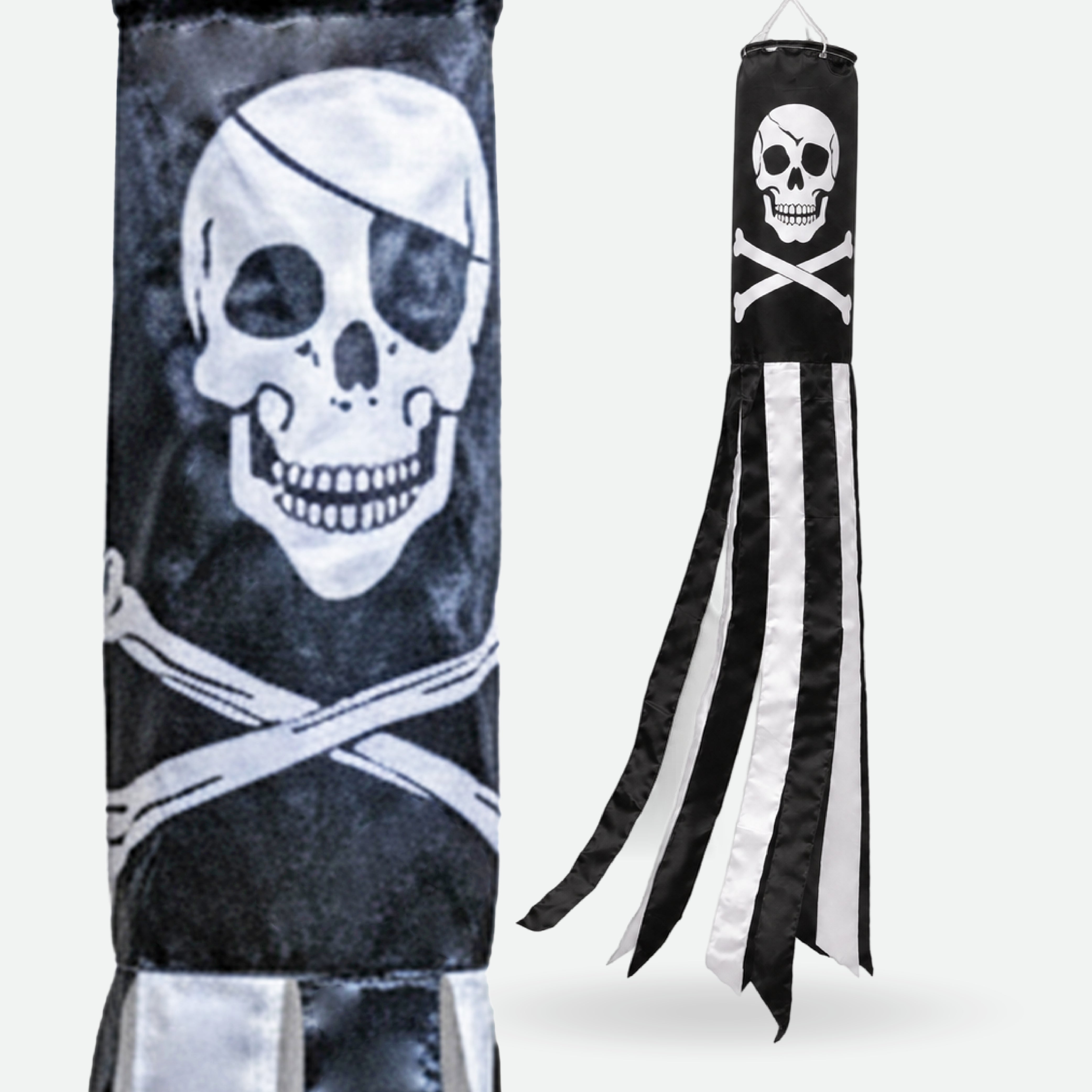 Pirate (Regular) Super Shiny Poly 5ft Windsock