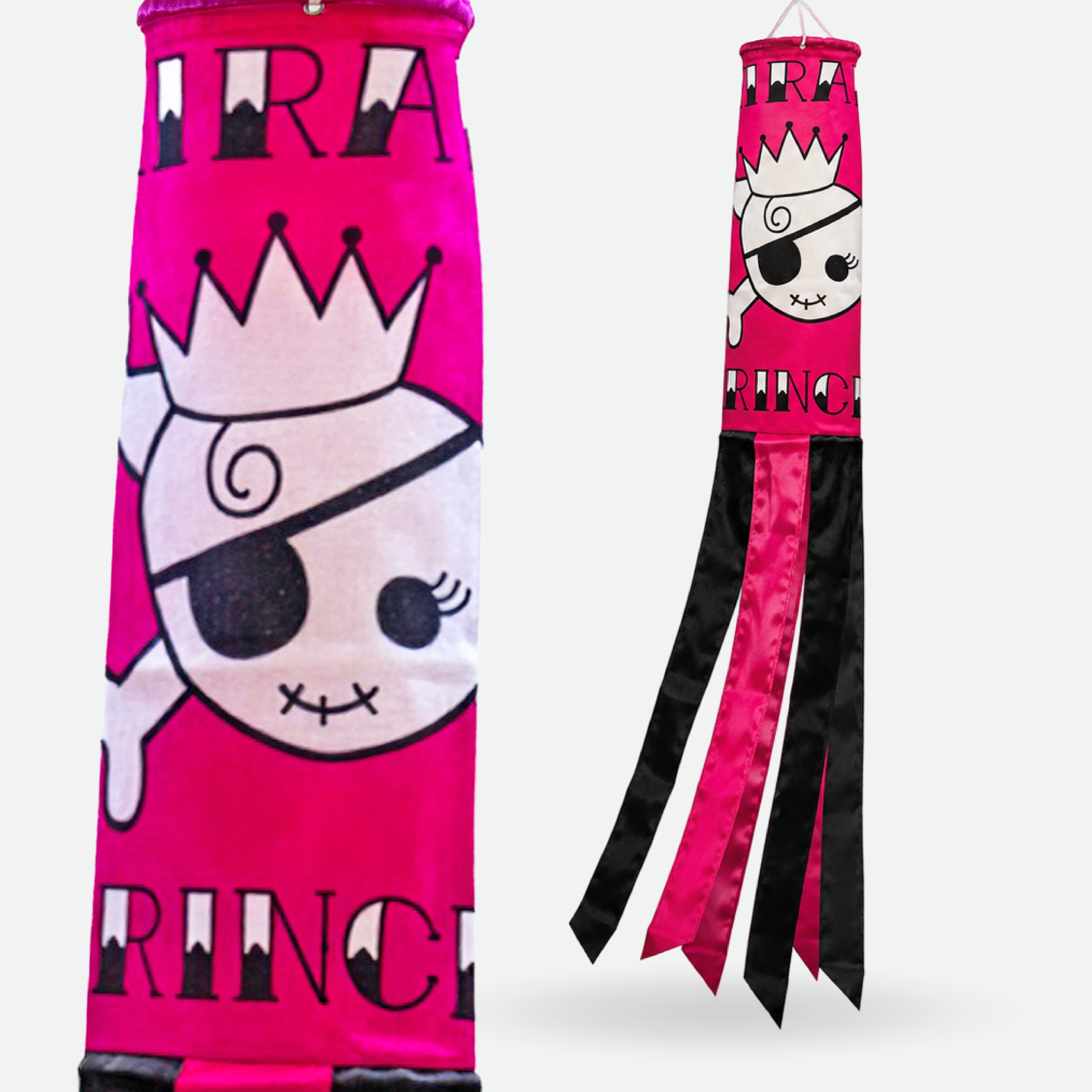 Pirate Princess Super Shiny Poly 5ft Windsock