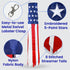 USA Embroidered 40"in Windsock