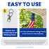 USA Embroidered 40"in Windsock