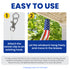 USA Super Shiny Poly 40"in. Windsock