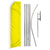 Yellow Solid Color Super Flag & Pole Kit - Flags Importer