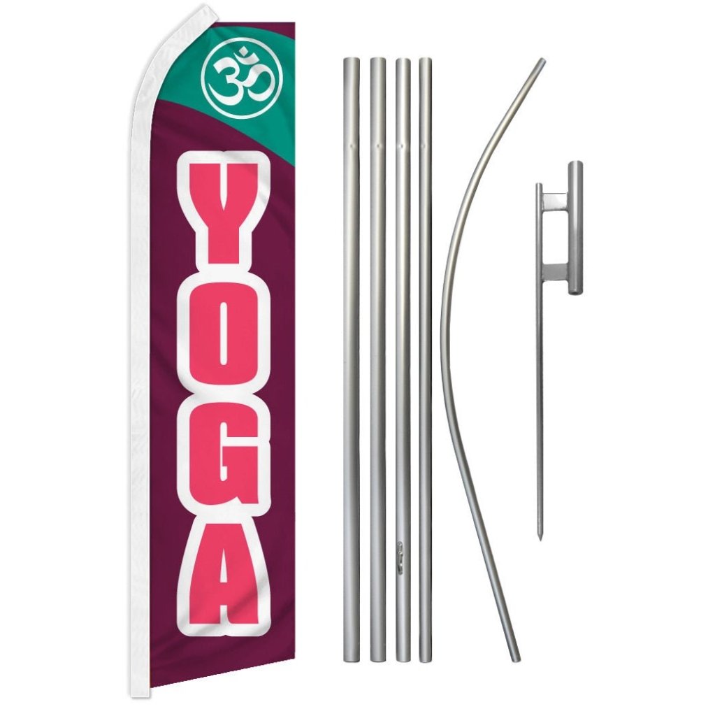 Yoga Super Flag & Pole Kit - Flags Importer