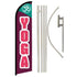 Yoga Windless Banner Flag & Pole Kit - Flags Importer